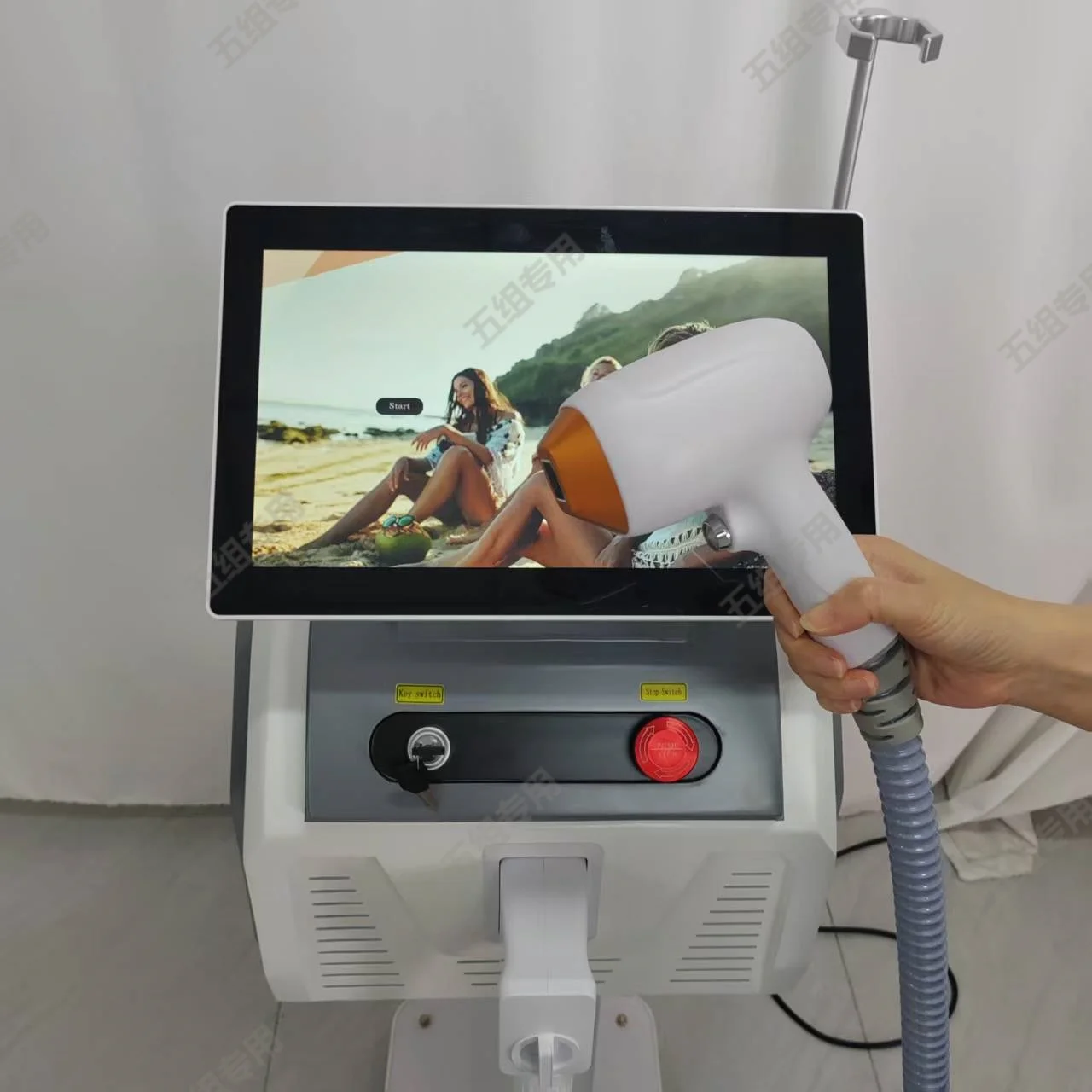 Dispositif d'épilation au Laser à Diode ND:YAG, Triple longueur d'onde, puissance 3000W, indolore et permanente 808nm + 1064nm + 755nm, dernier modèle