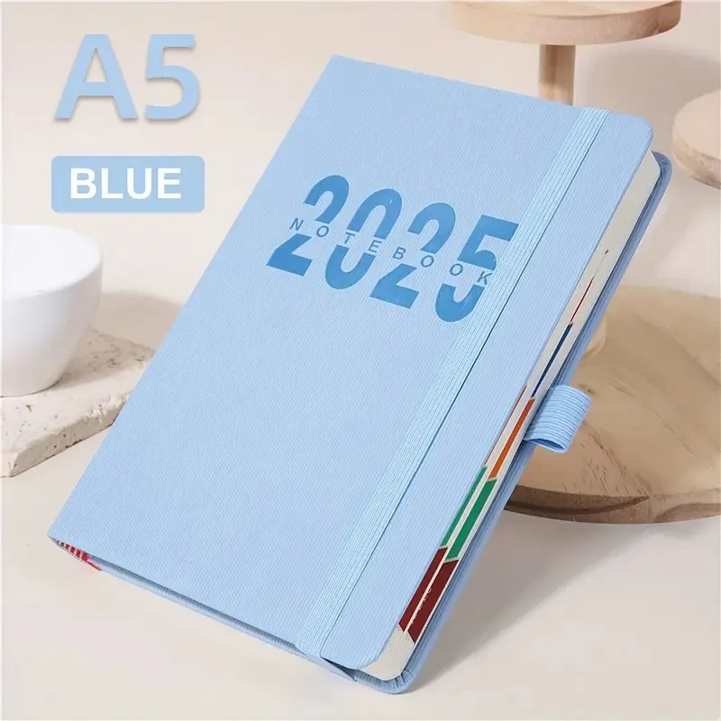 Agenda 2025 Time Management Planner A5 Notepad Self Discipline Diary Journal Notebook Notebooks Writing Pads Office School