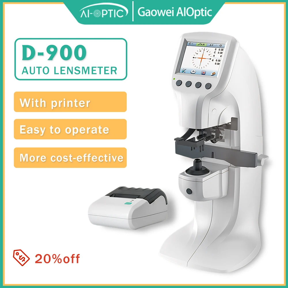 

3.5" Compact TFT LCD Monitor Auto Lensmeter Digital Focimeter Automatic Lensometer Lens Metering Equipment Low Price