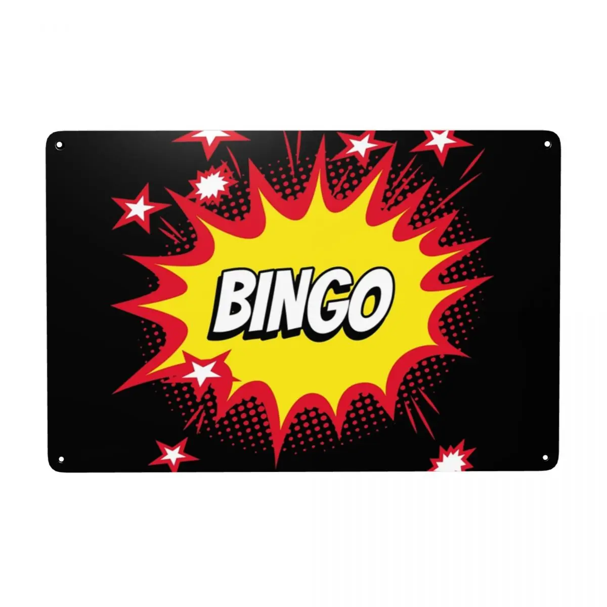 Custom Best Play Bingo Metal Sign Modern Paper Game Tin Decorative Signs Plaques Pub Cafe Yard Man Cave Bar Wall Decor Art