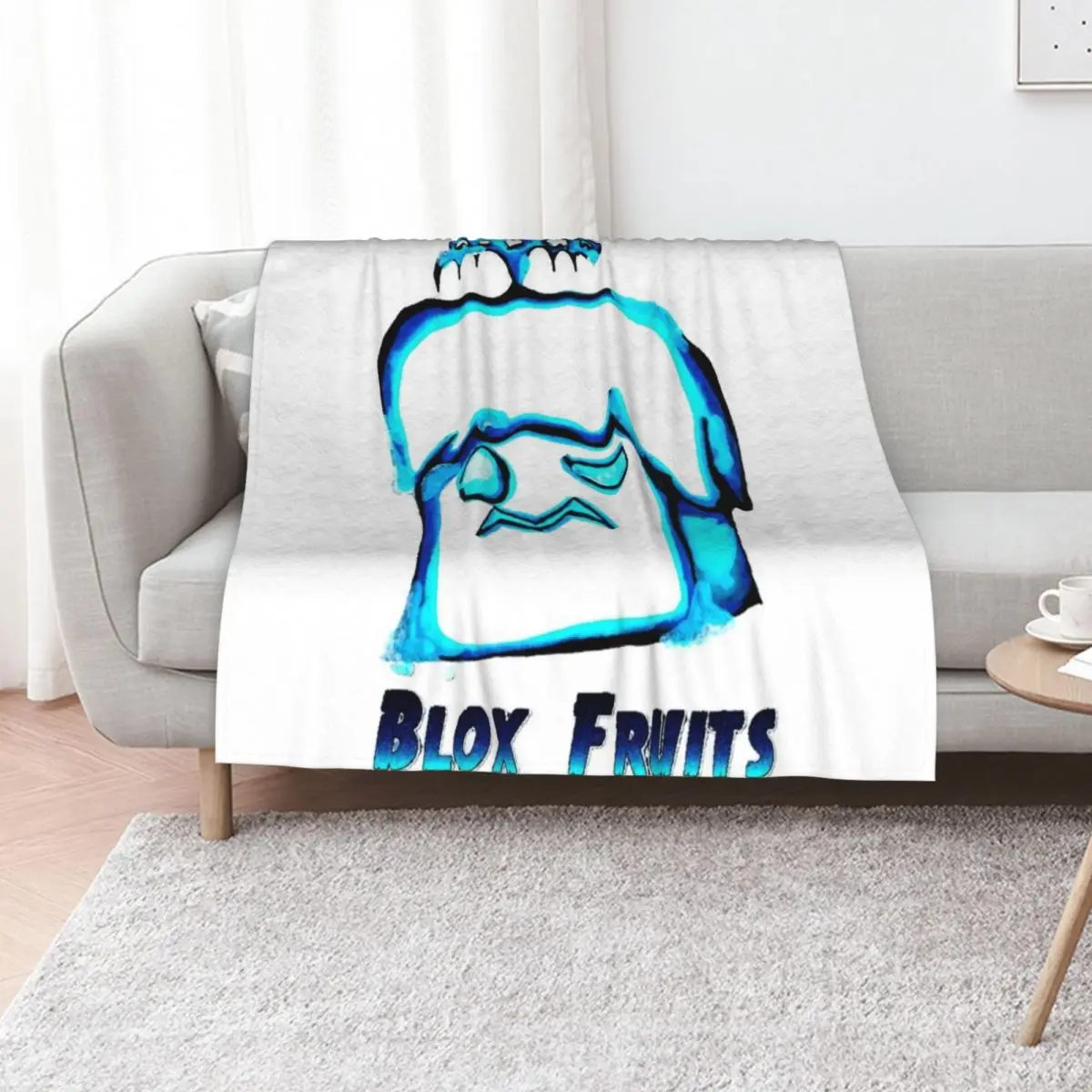 Blox Fruits: Blizzard Fruit (boiz 1) Throw Blanket Comforter manga Decoratives Soft Plaid Personalized Gift Blankets