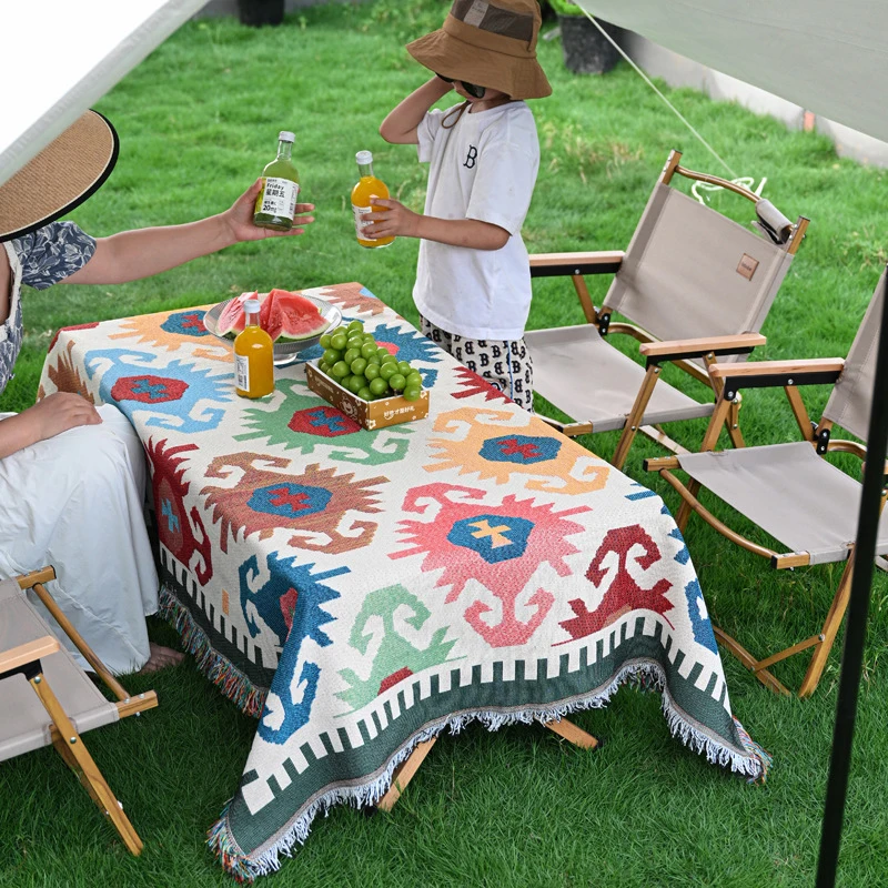 Camping Picnic Mat Multi-purpose Dustproof Tablecloth Mat Soft Sofa Blanket Portable Outdoor Lawn Picnic Cloth 90x150cm/90x180cm