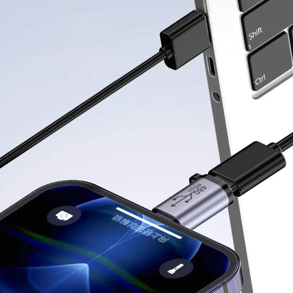 1PCS To Typec Charger Adapter For IPhone 15 Mobile Phone Charging Adapter  For Xiaomi Data Cable Accessories