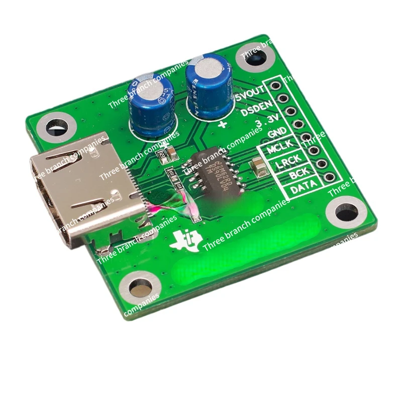 HDMI I2S Receiving Board Module HDMI to I2S Differential I2S Signal Conversion DAC Decoder