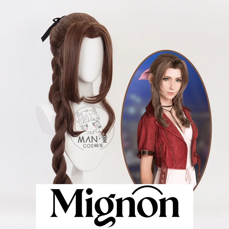 

Final Fantasy VII Remake Aerith Gainsborough cosplay wig long braid Halloween gift