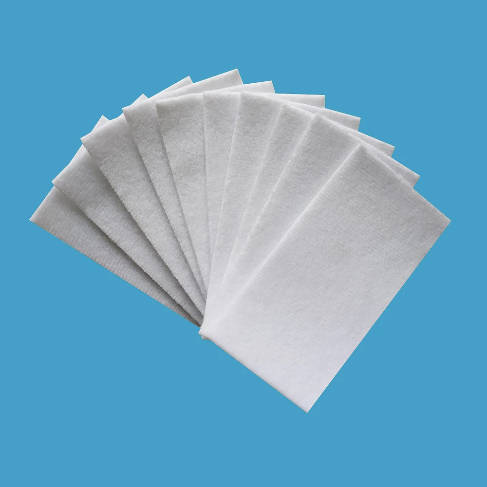 10pcs Spare Squeegee Felt 10x5cm With Self Adhesive Glue Standby Replacement Fabric Cloth For Car Vinyl Film Scrapers