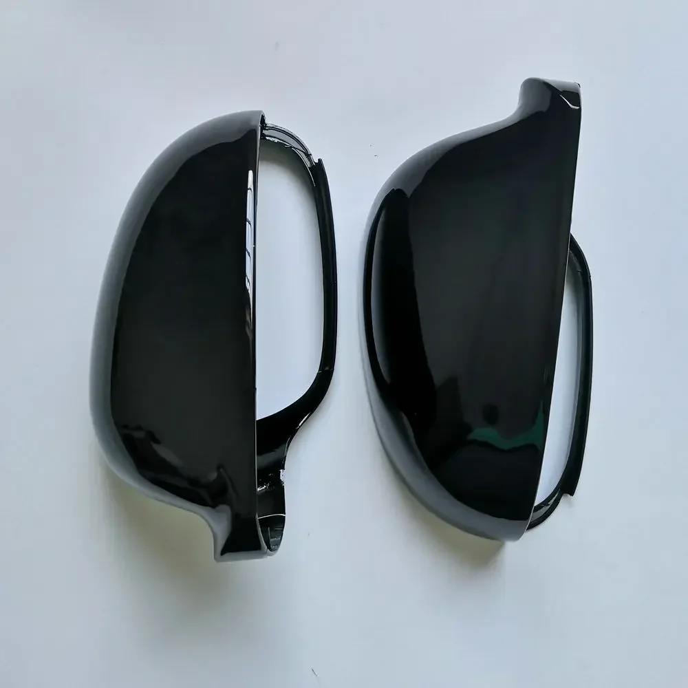 1PC Black Side Wing Mirror Cover Caps For VW Golf MK5 V GTI Jetta 5 Passat B6 B5.5 Sharan Golf Plus Variant EOS 2005 2006 2007