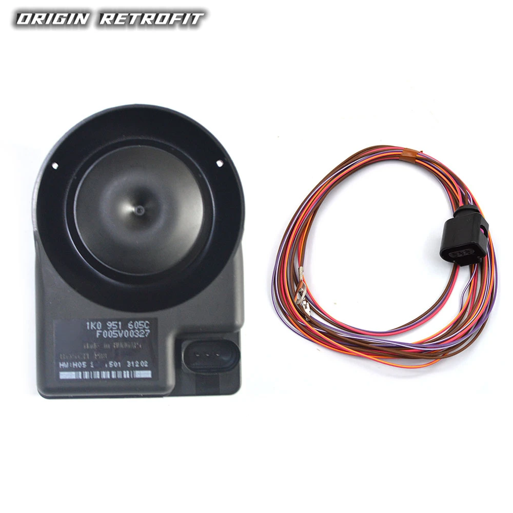 1K0 951 605 C 1K0951605C Car Security Alarm Siren Speaker Horn for PQ VW Jetta Golf MK5 MK6 Passat B6 Anti theft alarm horn