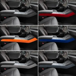 Italian Top Suede Center Console Side Trim Stickers for Tesla Model 3 Highland 2024 2025 2026 Decor Car Interior Accessories