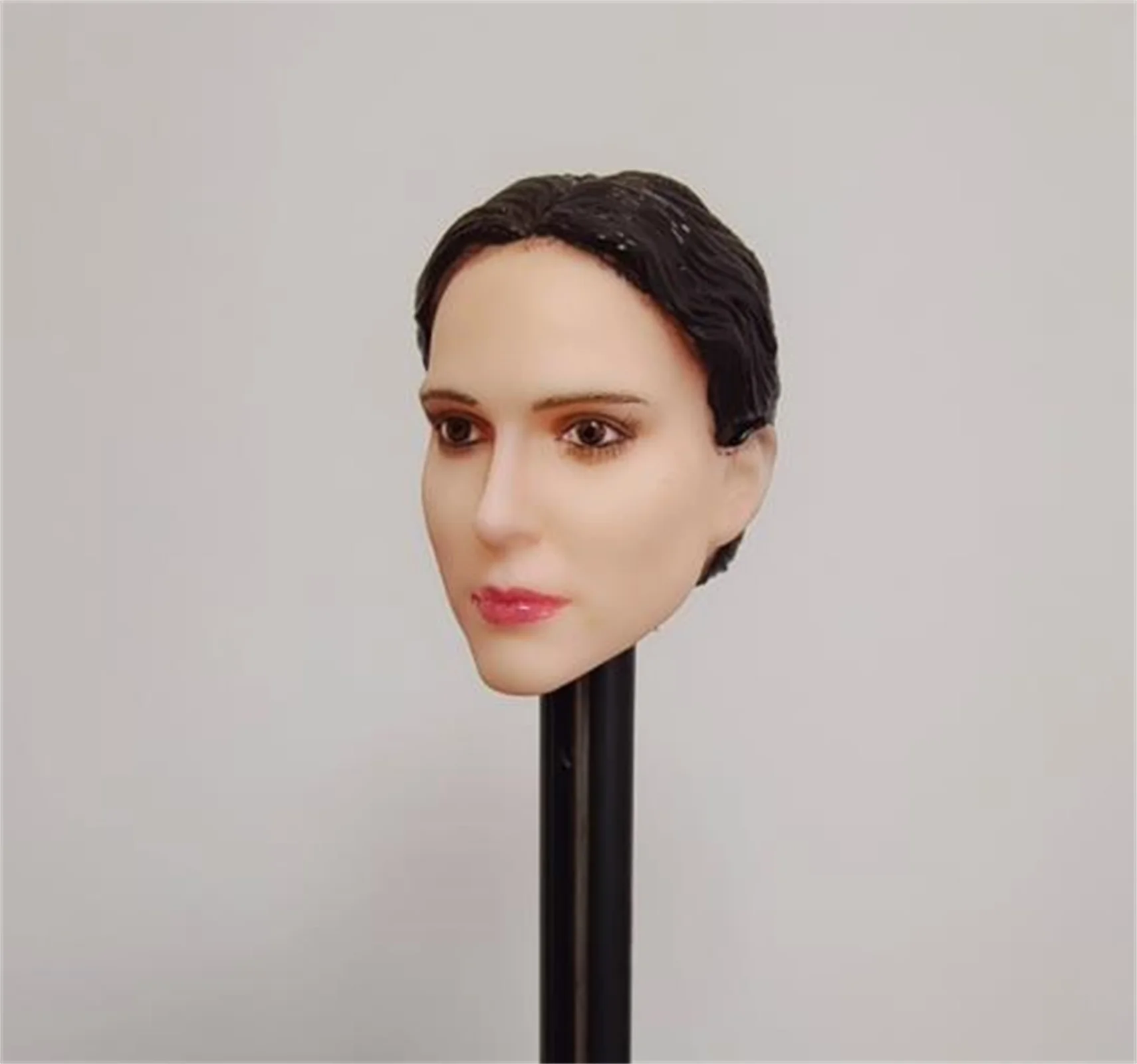 

1/6 Scale Female Natalie Portman girl Expression Head Model Short Hair For 12'' Tbleague Ph Figure Body