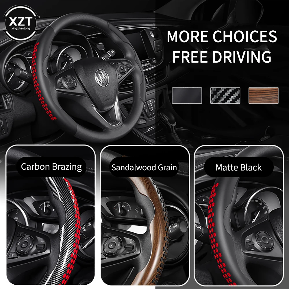 2pcs/set Car Steering Wheel Cover Anti-slip Silicone Steering Protection Accessories Universal Steer Wheel Booster Cover For Car