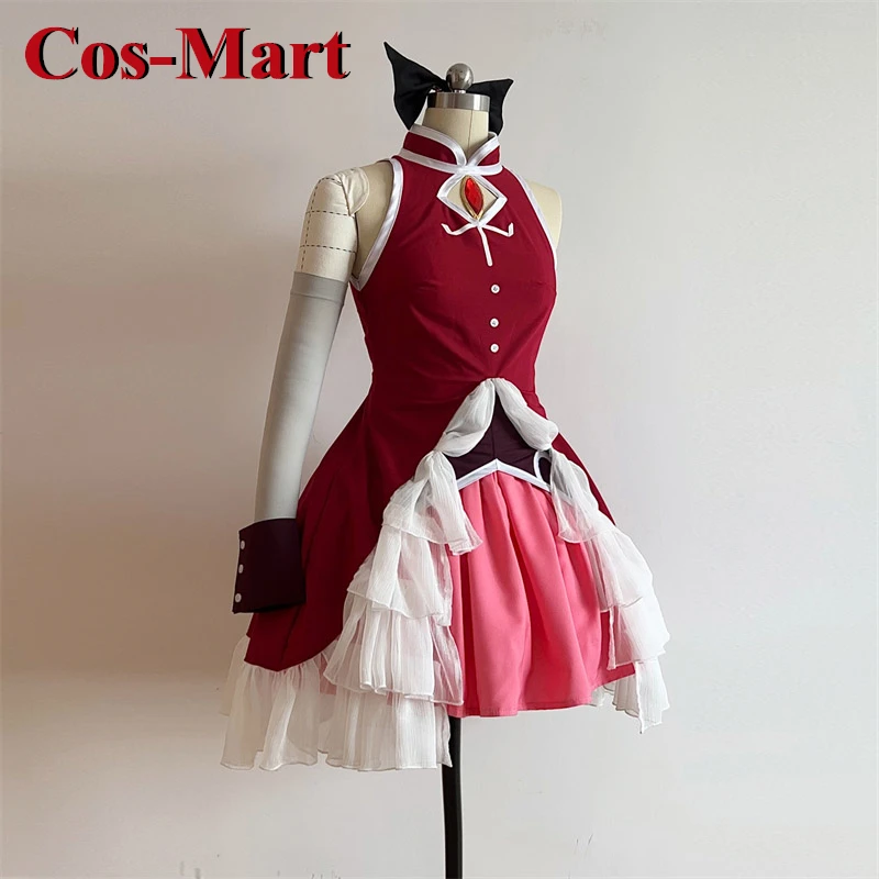 

Cos-Mart Anime Puella Magi Madoka Magica Sakura Kyoko/Sakura Kyouko Cosplay Costume Combat Unifroms Party Role Play Clothing