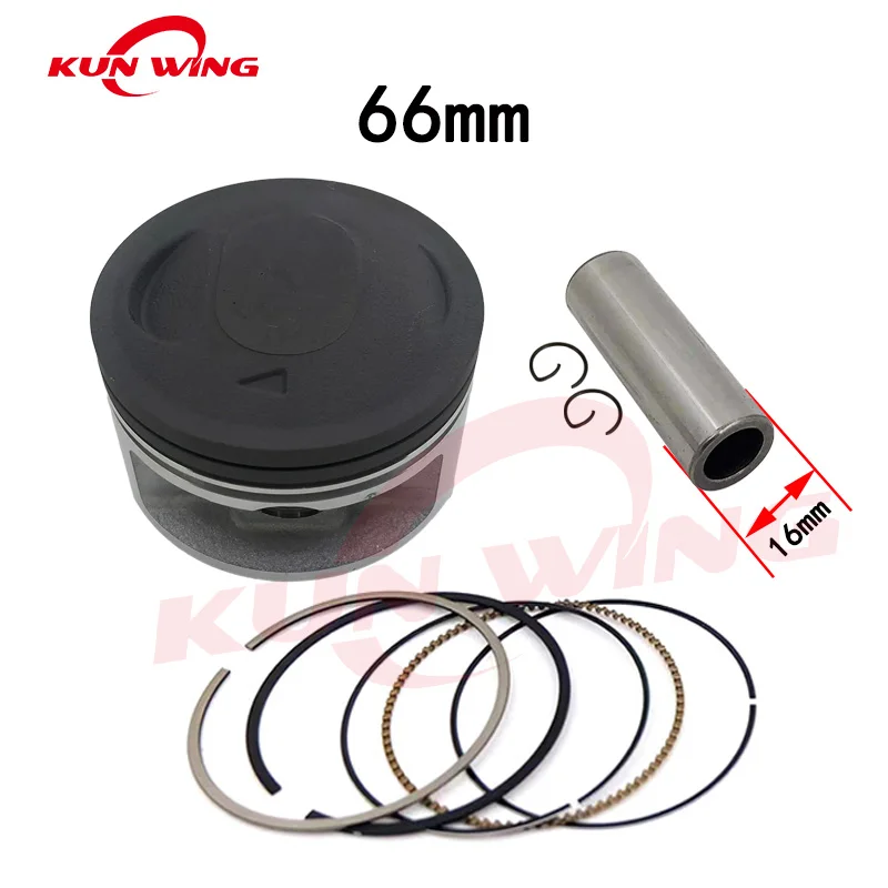 66mm Bore Piston Kit Ring Gaskets for SUZUKI DR200 DR 200 DR200SE DR200S DF200 VAV-VAN 200 RV200