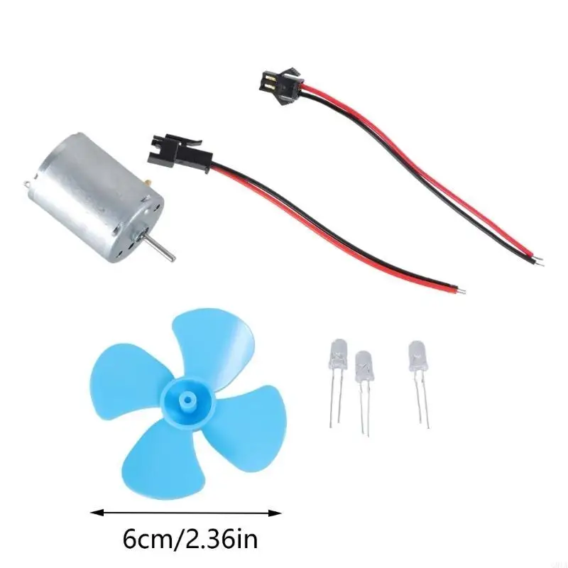 G8TA 6-9 В ветер для турбинного микродвигателя/мини-синего листового весла/диодов/кабелей 60 мм