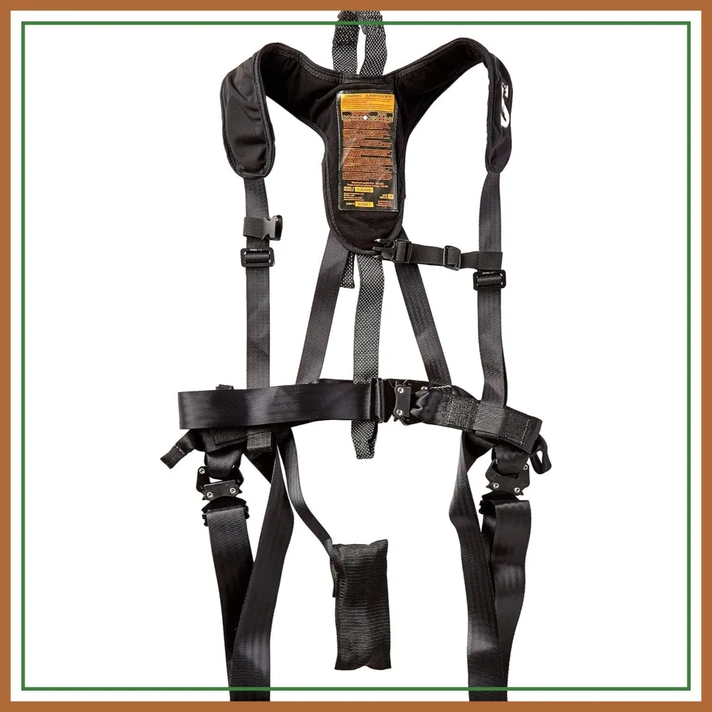 

Men's Sport Safety Harness, Medium, Black for Hunting Tree Stand