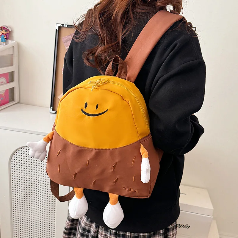 Cartoon Fashion Children's Backpack Kindergarten Backpack Korean Version Reduce Burden Cartoon Backpack Outdoor Leisure
