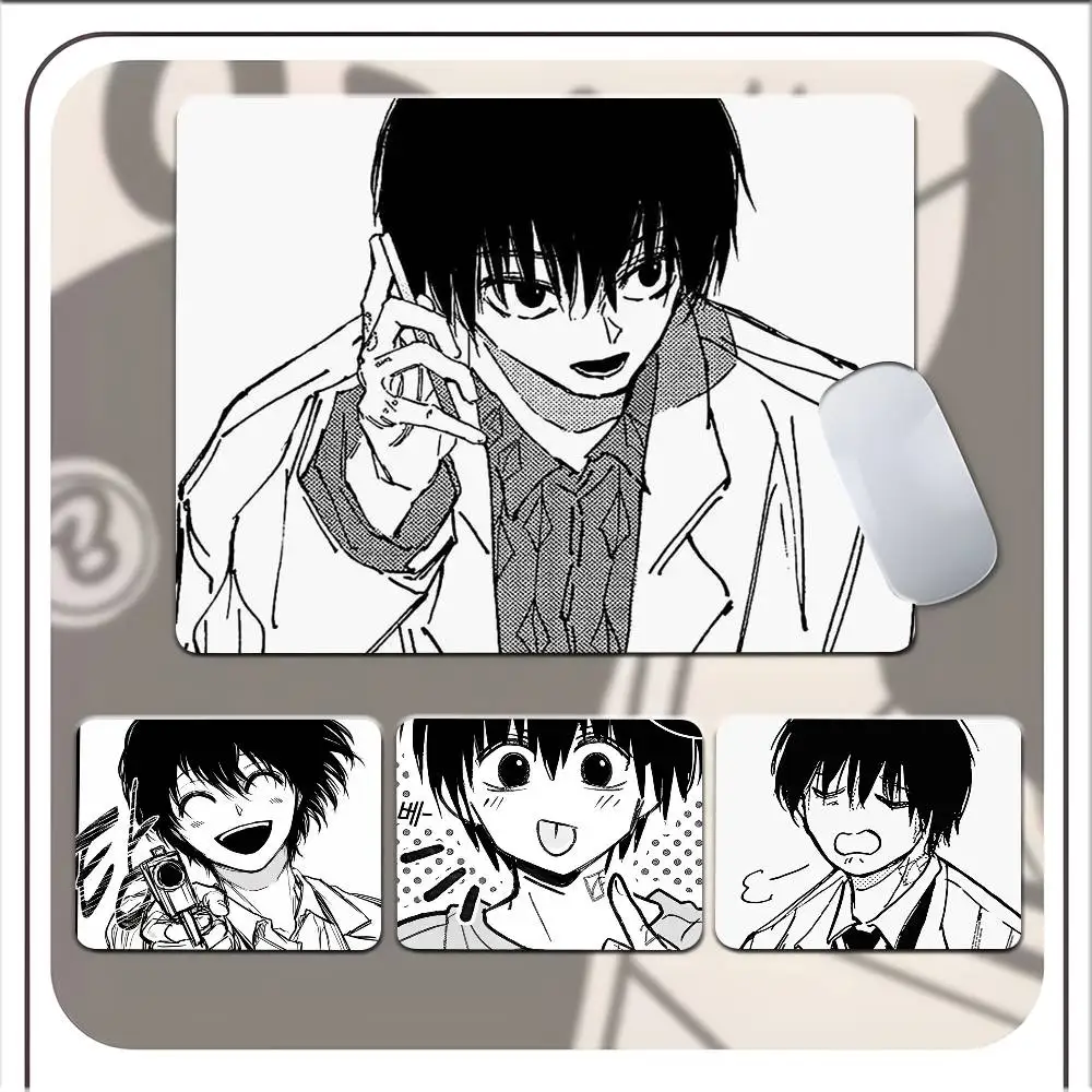 Y-Yoichi Nagumo Taro Sakamoto-S Mousepad Small LockEdge Mouse Pad For Gamers Computer Desk Pad Rectangular Anti-slip Rubber