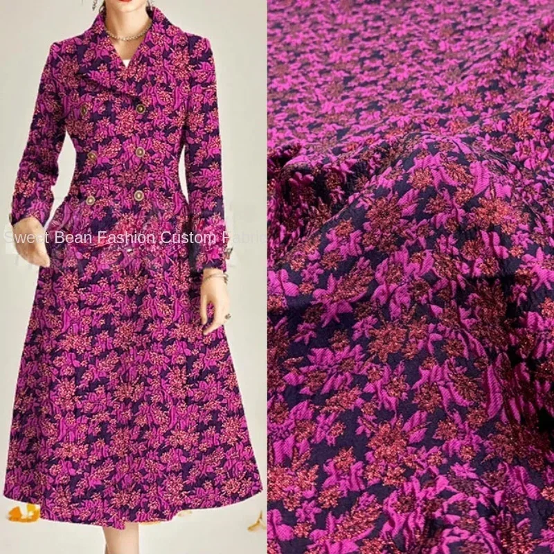 

Окрашенная в пряжу жаккардовая ткань, парча, металлическая проволока, костюм, куртка, ветровка, ткань для одежды, шитье своими руками по метрам, материал