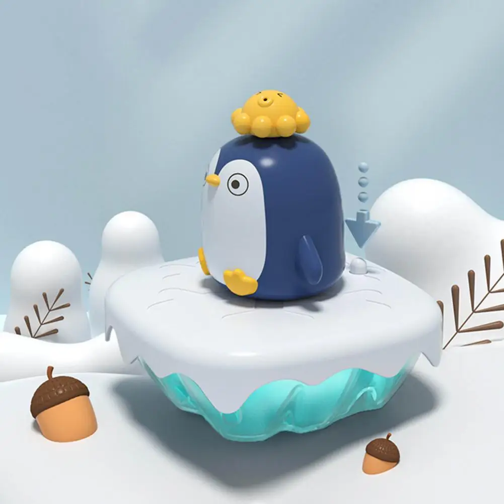 

Bath Time Fun with Penguin Toy Baby Bath Toy Cute Penguin Sprays Water for Bathtub or Swimming Pool Ideal Baby Shower Gift