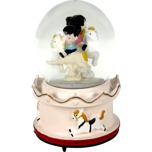 Hediyekanalı Nostalgic Mounted Ant Music Box Mounted Ant Big size Winding Snow Globe The boiler