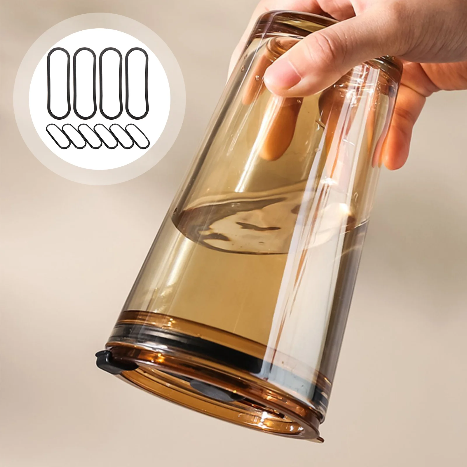 

10Pcs Waterproof Rubber Sealing Rings for Vacuum Cup Lid Replacement Set Water Bottle Lid Seal Gasket Replacement