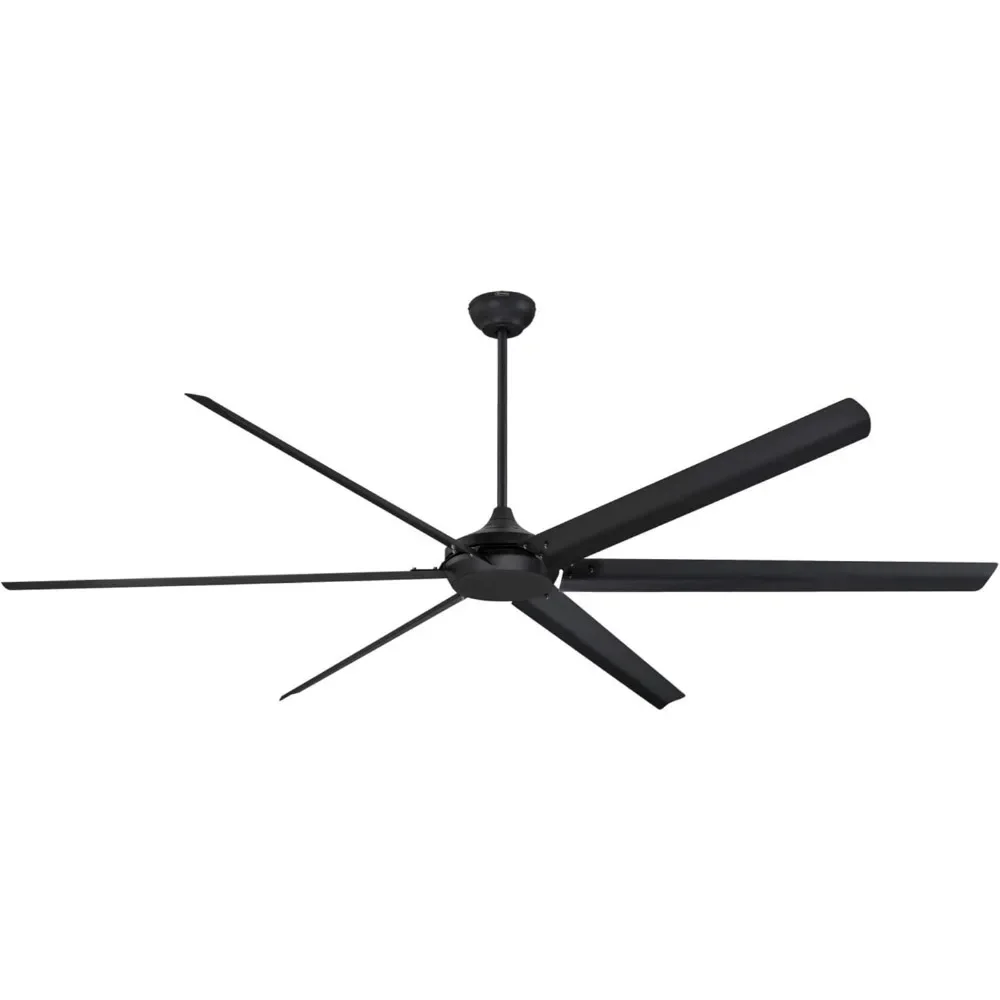 7224800 Widespan Industrial Ceiling Fan with Remote, 100 Inch, Matte Black