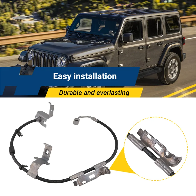 

NEW-Front Right Brake Hose Line 68282444AH For Jeep Wrangler 2018-2019