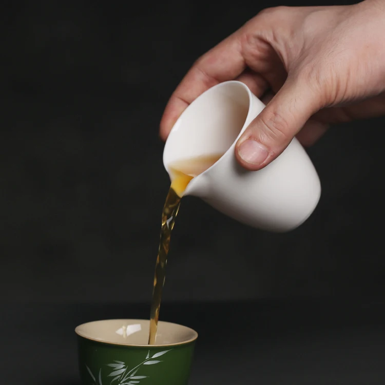 

Большой чайник из фарфора с креативным ручным носиком, высококачественный белый фарфор, аксессуары для чайной церемонии Гунфу, чайный набор, чайник для заваривания