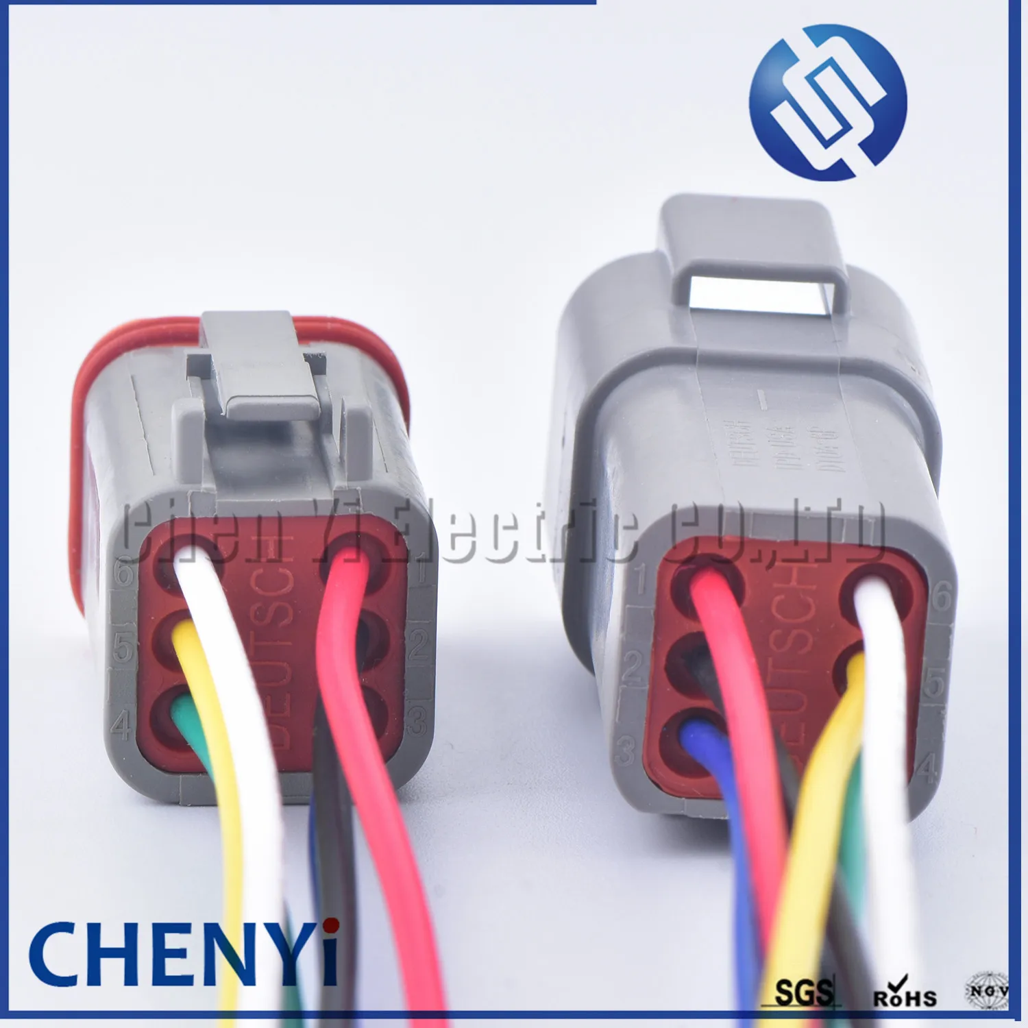 Deutsch DT series 6 Pin male female Auto Waterproof Connector DT06-6S DT04-6P Automotive Electrical Wire Harness pigtail Plug