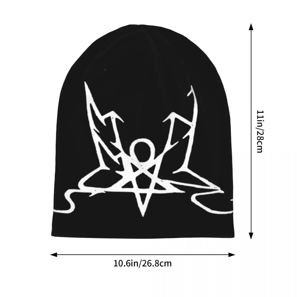 Men Women Summoning Black Metal Band Logo Skullies Hat Merch Hip Hop Vintage Dual-use Bonnet Knitting Hats