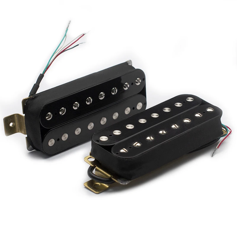 Dual Coil 8 String Electric Guitar Humbucker Pickups Neck & Bridge Pickup Black