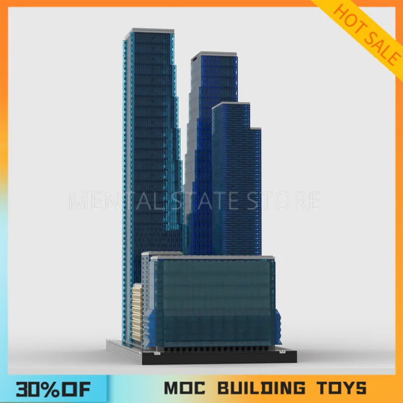 12249PCS Customized MOC Manhattan West Building Blocks Technology Bricks DIY Creative Assembly Education Toys Holiday Gifts