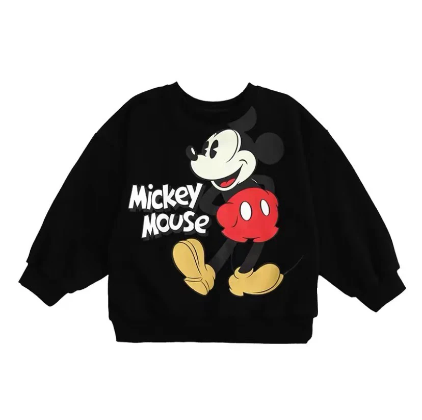 New Spring Autumn Children\'s Clothing Mickey white Cartoon Boys Girls Hoodie Sweater Baby Sweater Casual clothing top Cute Coat