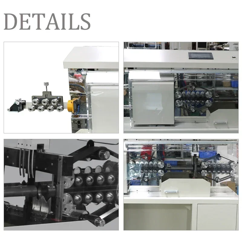 EW-06H-5 Fully Automatic Coaxial Cable Stripping Machine Strip 6 Layers Wire Multi-core Sheathed Wire Rotary Stripping Machine