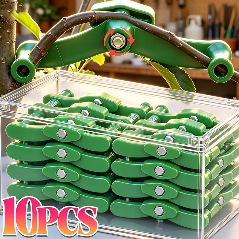 

10/1PCS Plant Bender Clip Branch Shaping Tool Adjustable Growth Supporting Garden Plastic Fixators Stem Trainer Trellis Supplies