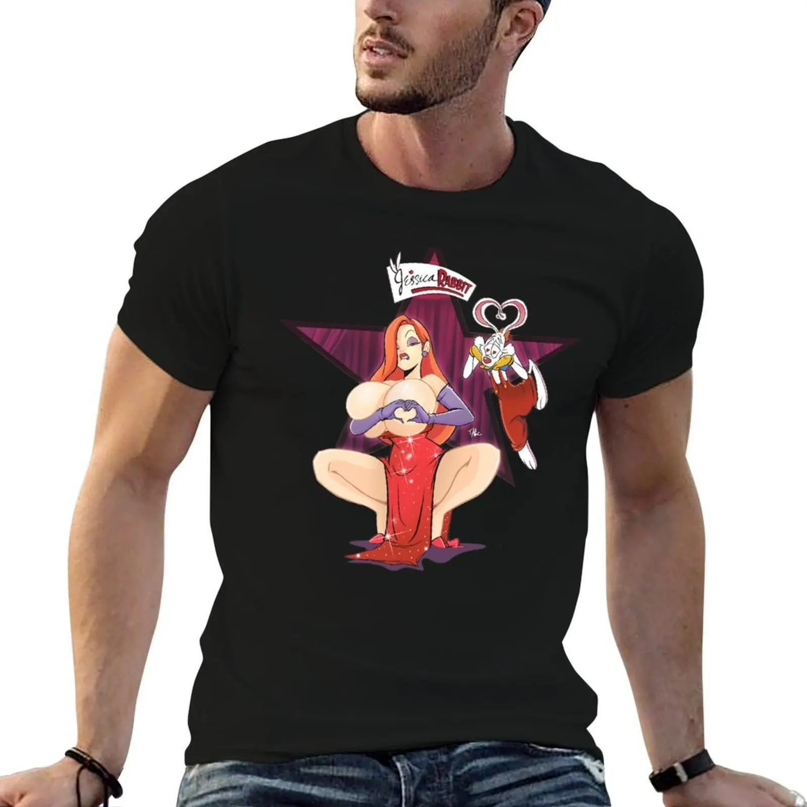 

shirt shirt luxury shirts graphic man man for t T-Shirt t designer Jessica t rabbit #Boobheartchallenge man tees