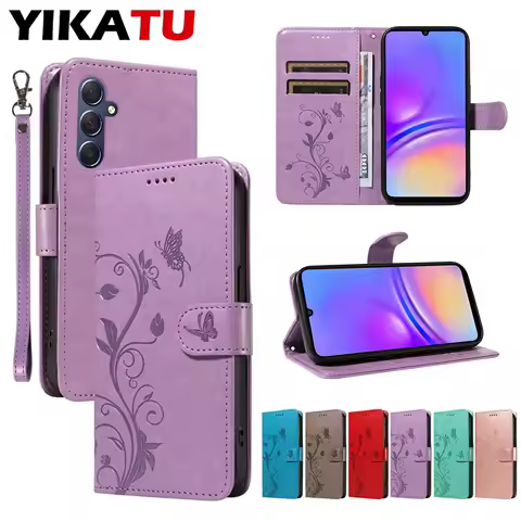 Wallet Leather Case For Samsung Galaxy M80S M62 M60S M55 M54 M35 M32 M23 M22 M15 M10 F62 F23 F22 F15 5G A03 Core A02S A6 Plus