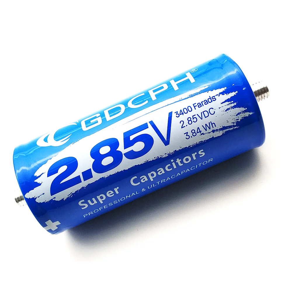 Super Capacitors GDCPH 2.85V 3400F Ultracapacitor Charger Capacitor  Low ESR High Frequency High Current