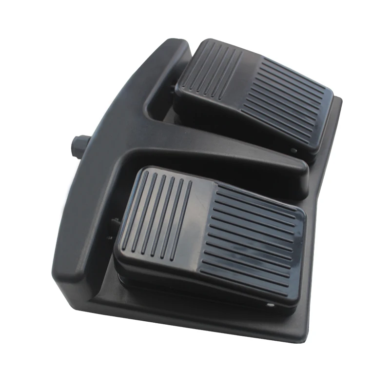 Zjshuyi Pedal Control Switch Interruptor de pé de Duas Etapas Contato Prata Fs2s