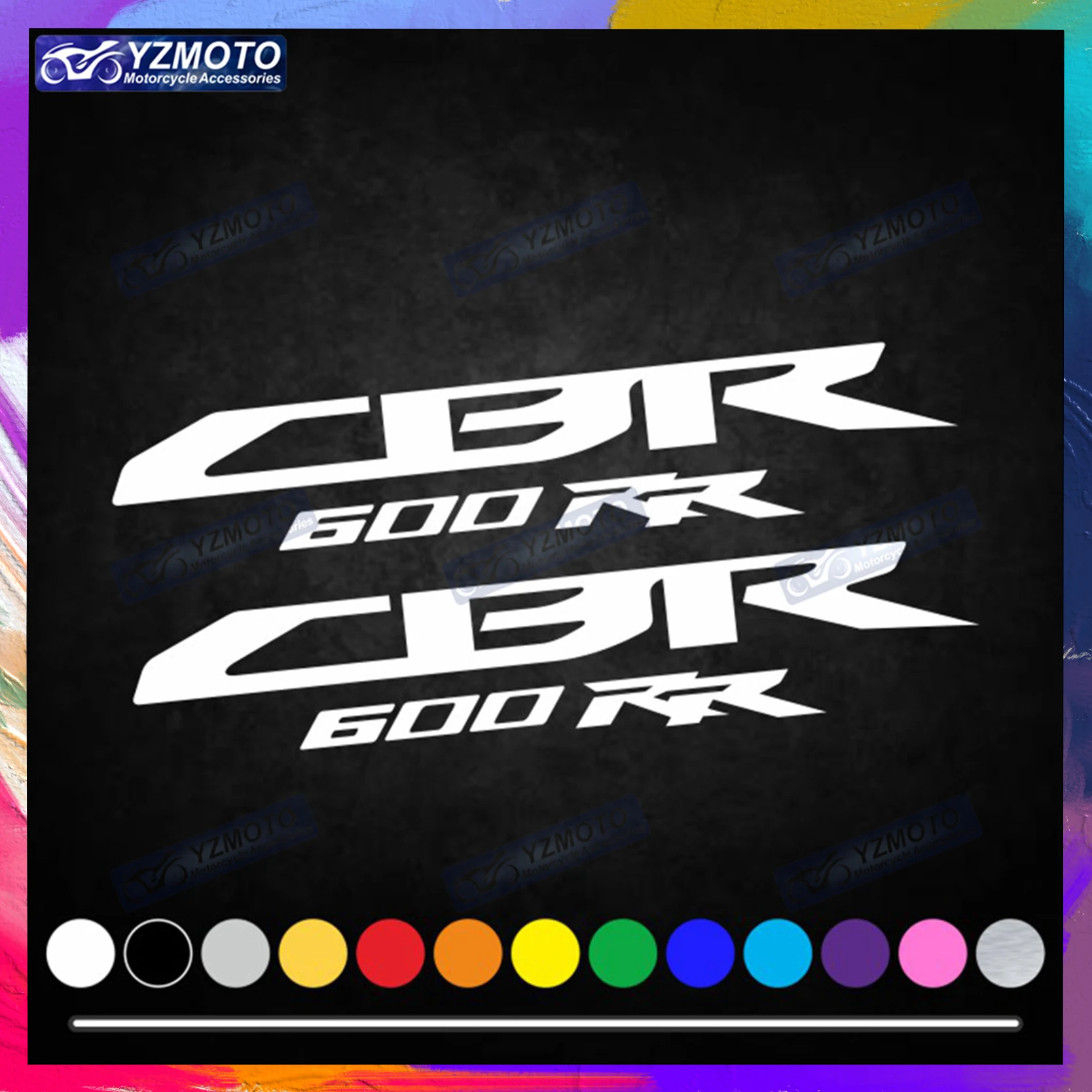 

For Honda CBR600RR CBR 600 RR Motorcycle Racing Car Body Tank Logo Fairing Windshield Helmet Reflective Decal Stickers Decorate