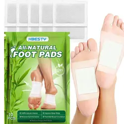 Sleep Aid Patch Wormwood Foot Pads For Better Sleep 10pcs Natural Foot Pads For Deep Cleansing Improve Sleep Adhesive Sheets