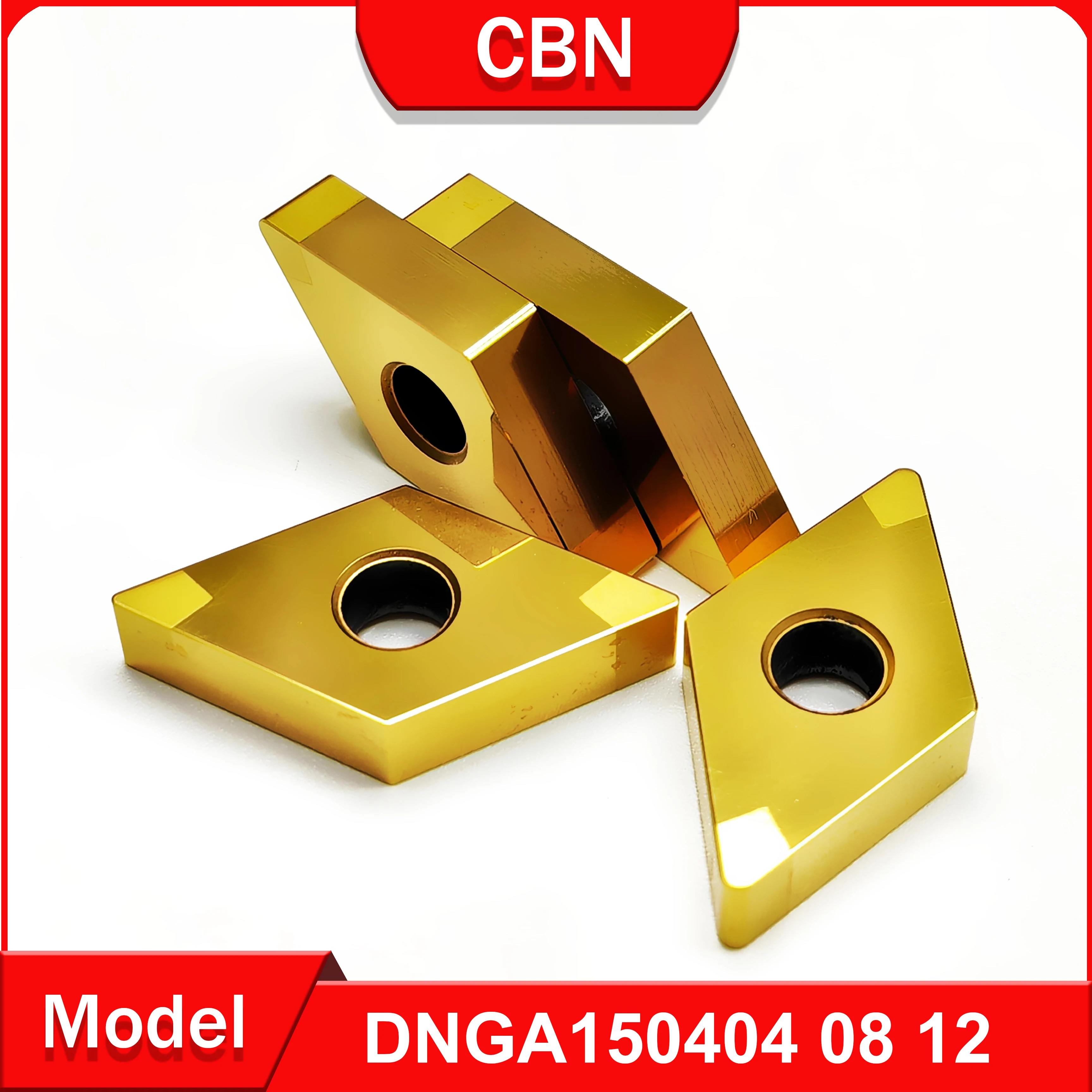 

CBN Golden coated turning tool DNGA150404 DNGA150408 DNGA150412 Processing hard steel quenched steel and other materials DNGA