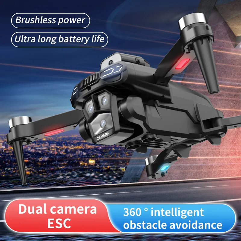 

Professional 8K FPV Drone with 4K Camera Obstacle Avoidance Foldable Mini RC Quadcopter HD Aerial Photography Remote Control Toy