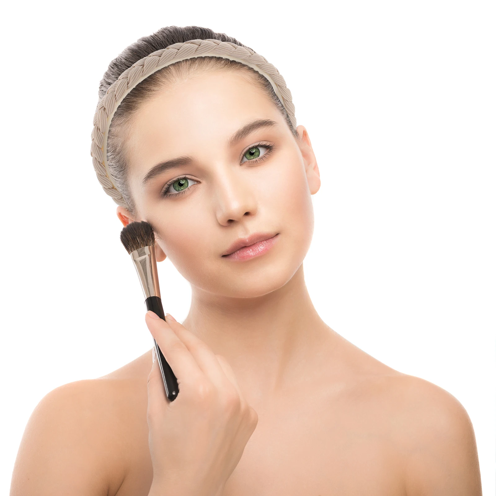 

Headb Accessory Women Girls Thick Twist Nonslip Synthetic Hoops Comfortable Daily Party Suitable Hair Color