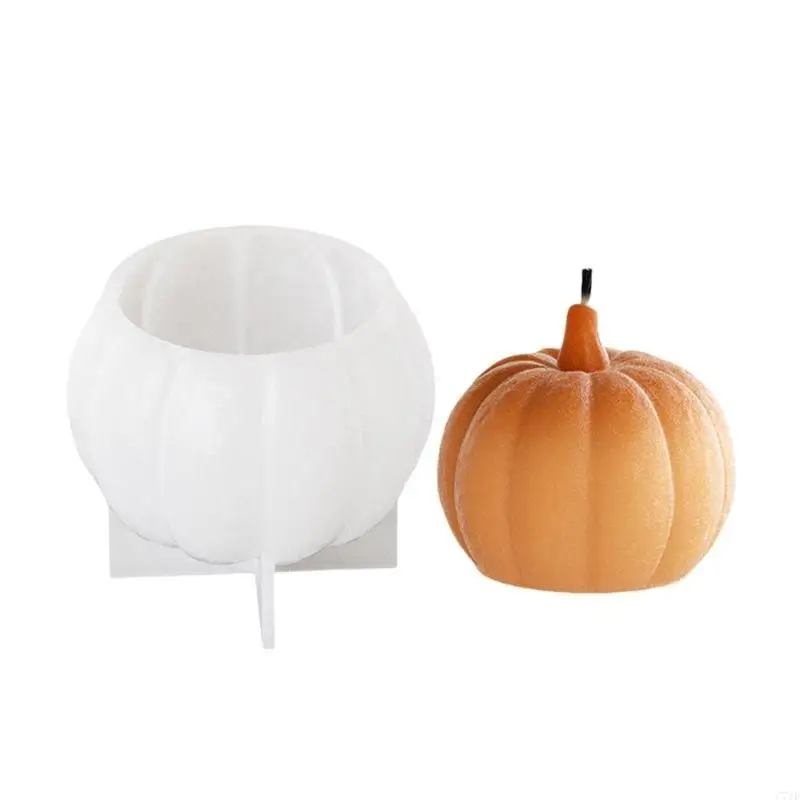 Flexible Making Mould Easy to Demold Silicone Mold Pumpkin Shaped Mould Practical Jewelry Making Supplies