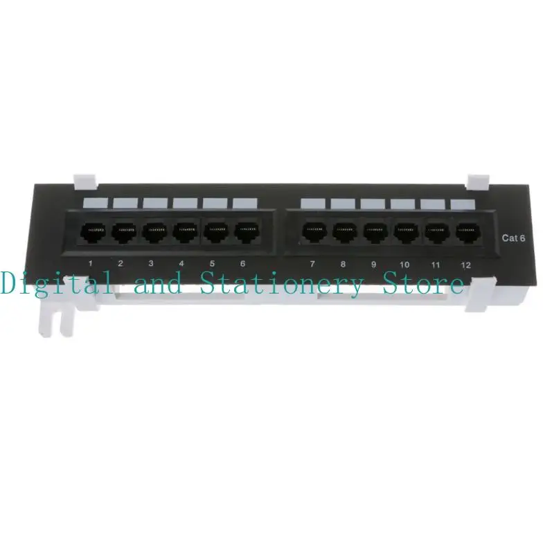 Y1UB CAT6 painel montagem parede e rack para RJ45 Rack ferramentas RJ45