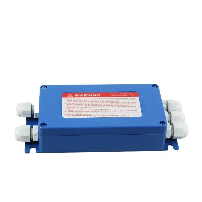 Waterproof 304 Stainless Steel 4-Input 1-Output Load Cell Junction Box for Electronic Weighing Scale