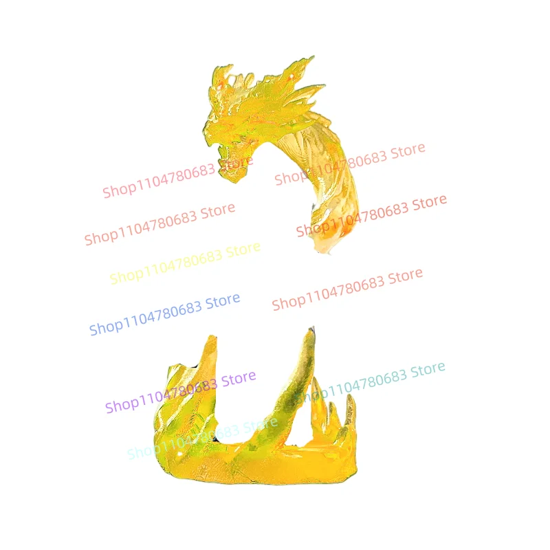 Blocs de construction MOC, figurines miniatures, présentoir de Dragon d'eau, accessoires de dessin animé, modèle ornements, jouets décoratifs, cadeaux