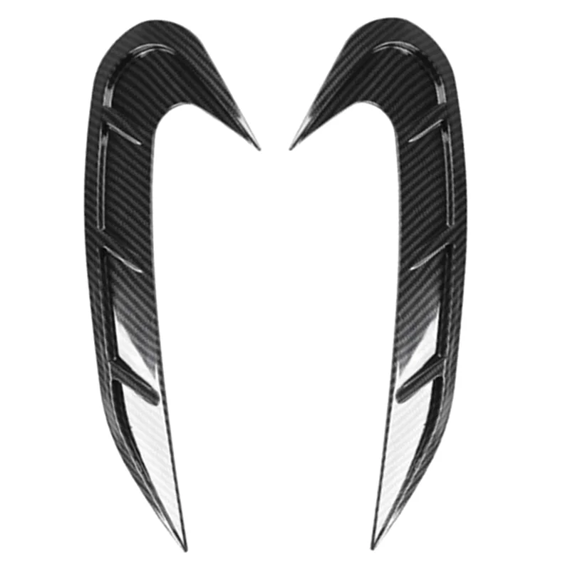 

Carbon Fiber Headlight Eyebrow Cover Fog Light Wind Knife Trim For - A3 A3L 2021 2022 Parts Accessories-A28K