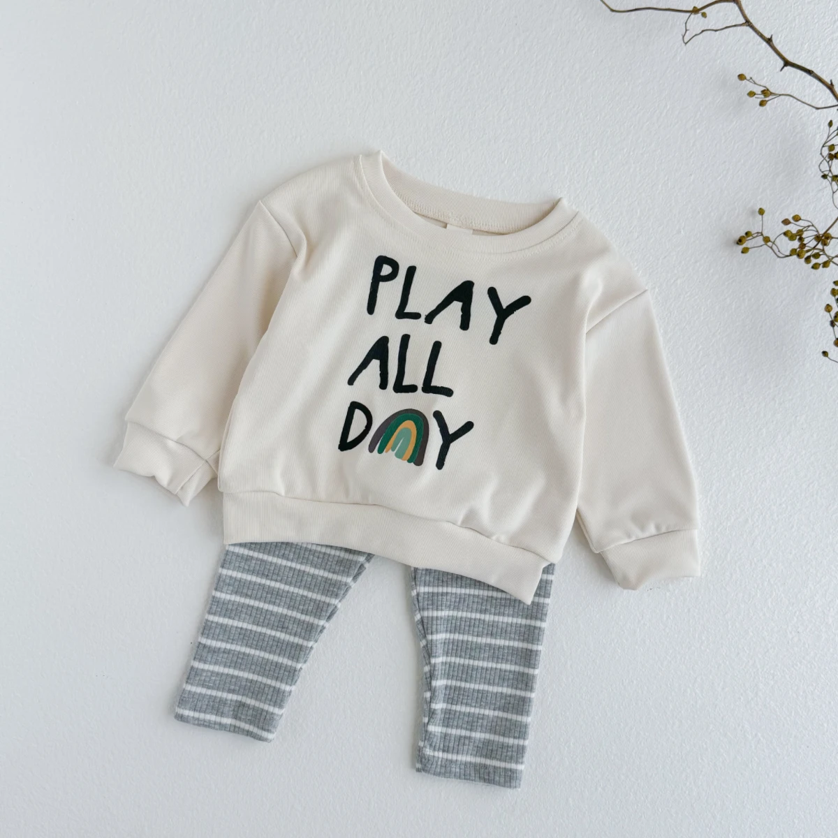 New Baby Suits Baby Boy Clothes Autumn Long Sleeves 2PCS Infant Outfit Kids Girl Tracksuit Top Pants Sets Toddler 0-3 Years